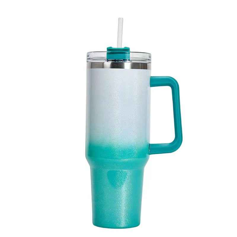 KOLDMASTER™ 40oz STRAW KOLD WATER THERMAL MUG