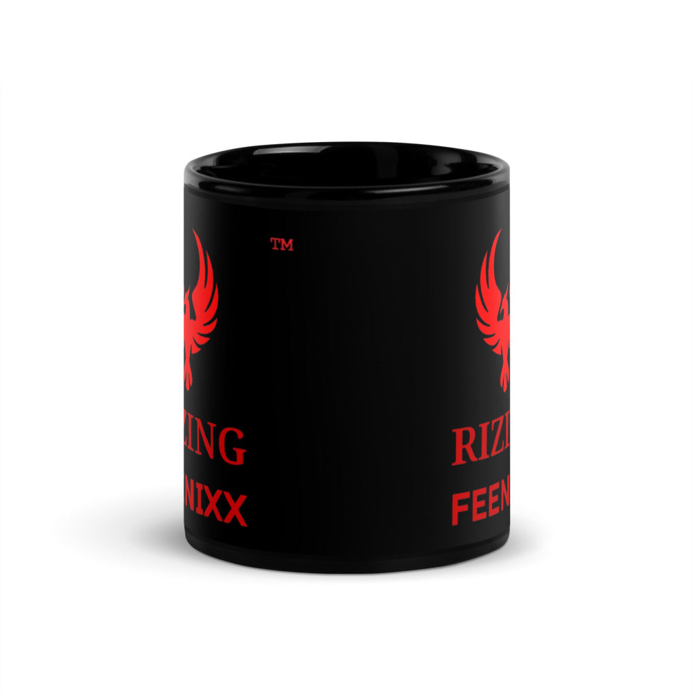 RIZING FEENIXX™ BLACK GLOSSY MUG