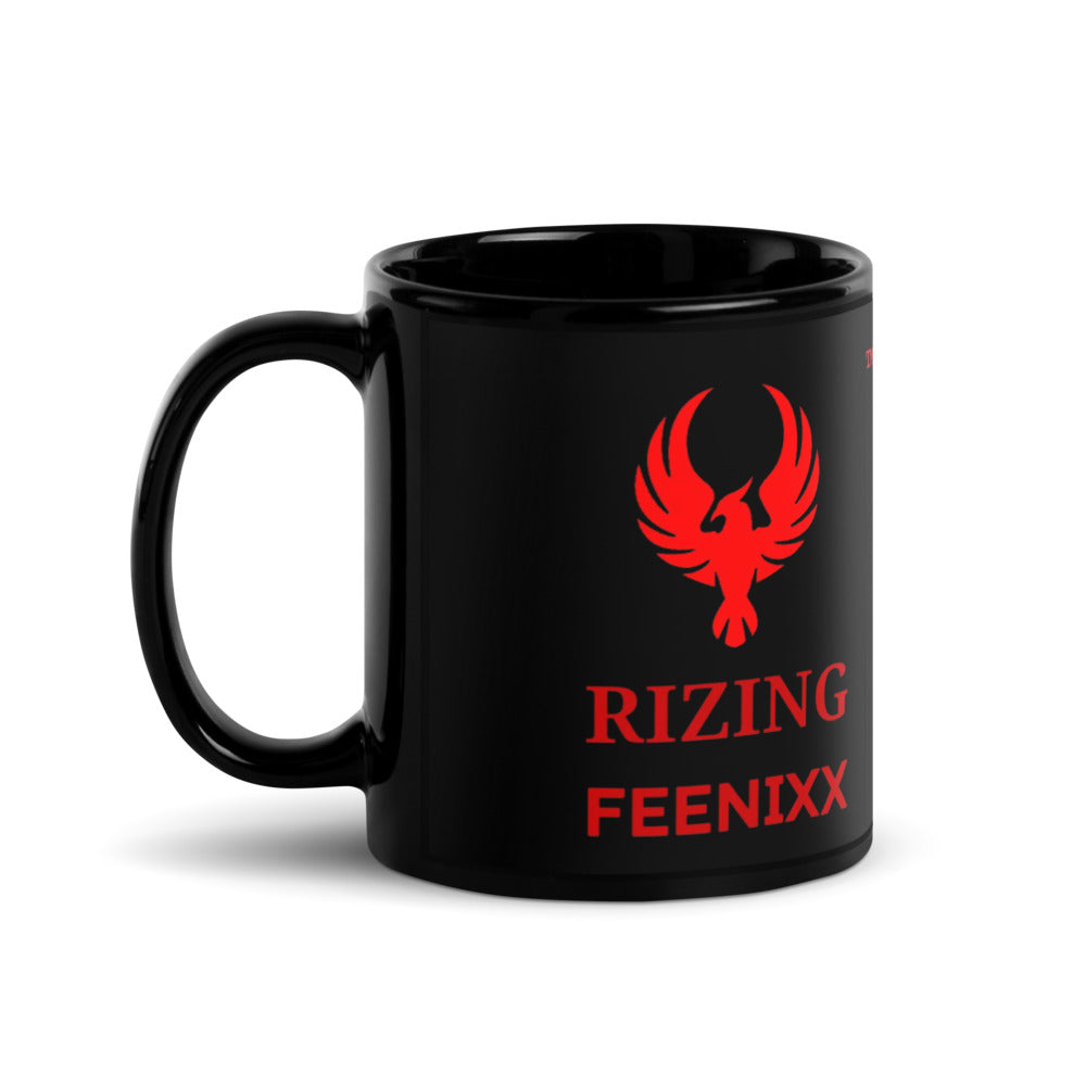 RIZING FEENIXX™ BLACK GLOSSY MUG