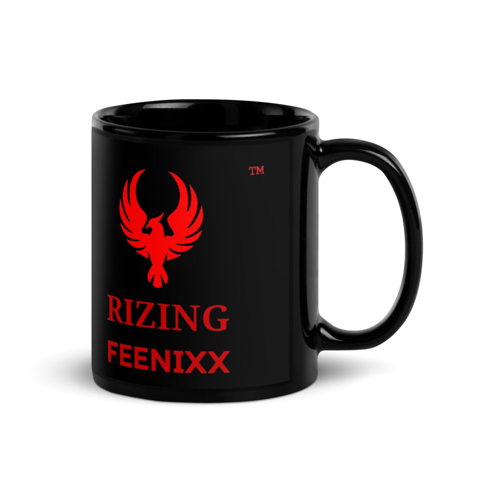 RIZING FEENIXX™ BLACK GLOSSY MUG