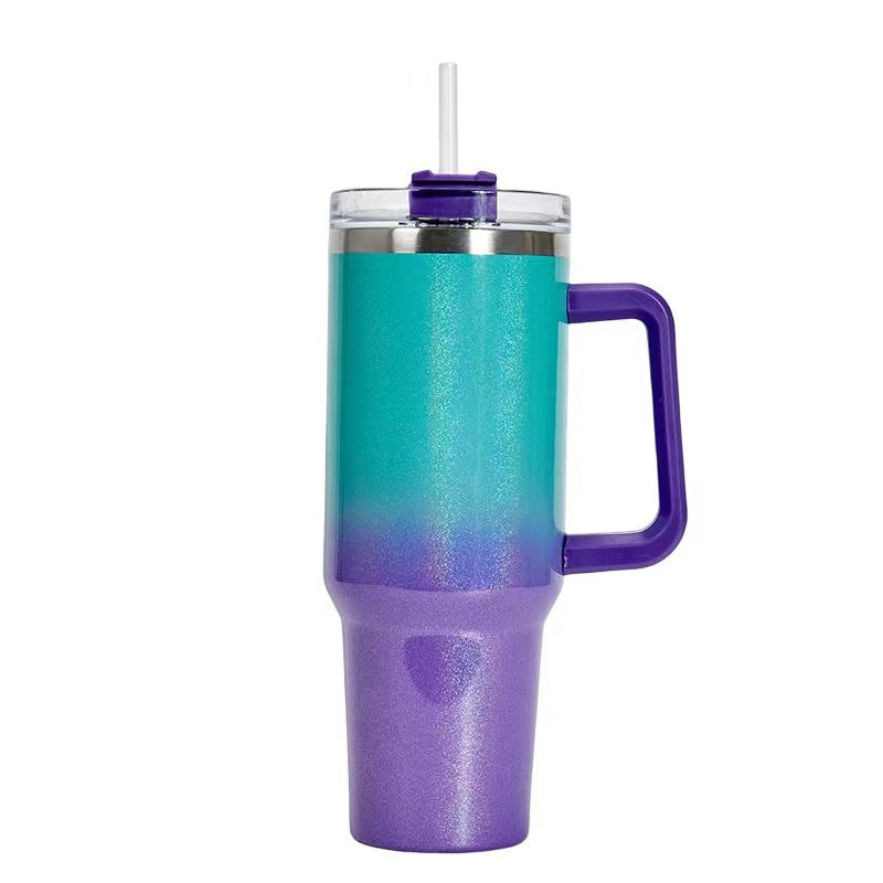 KOLDMASTER™ 40oz STRAW KOLD WATER THERMAL MUG