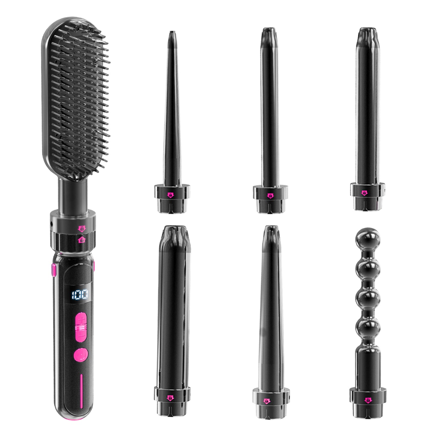 LITEKOR™ CHANGEABLE CURLING IRON HEAD SET