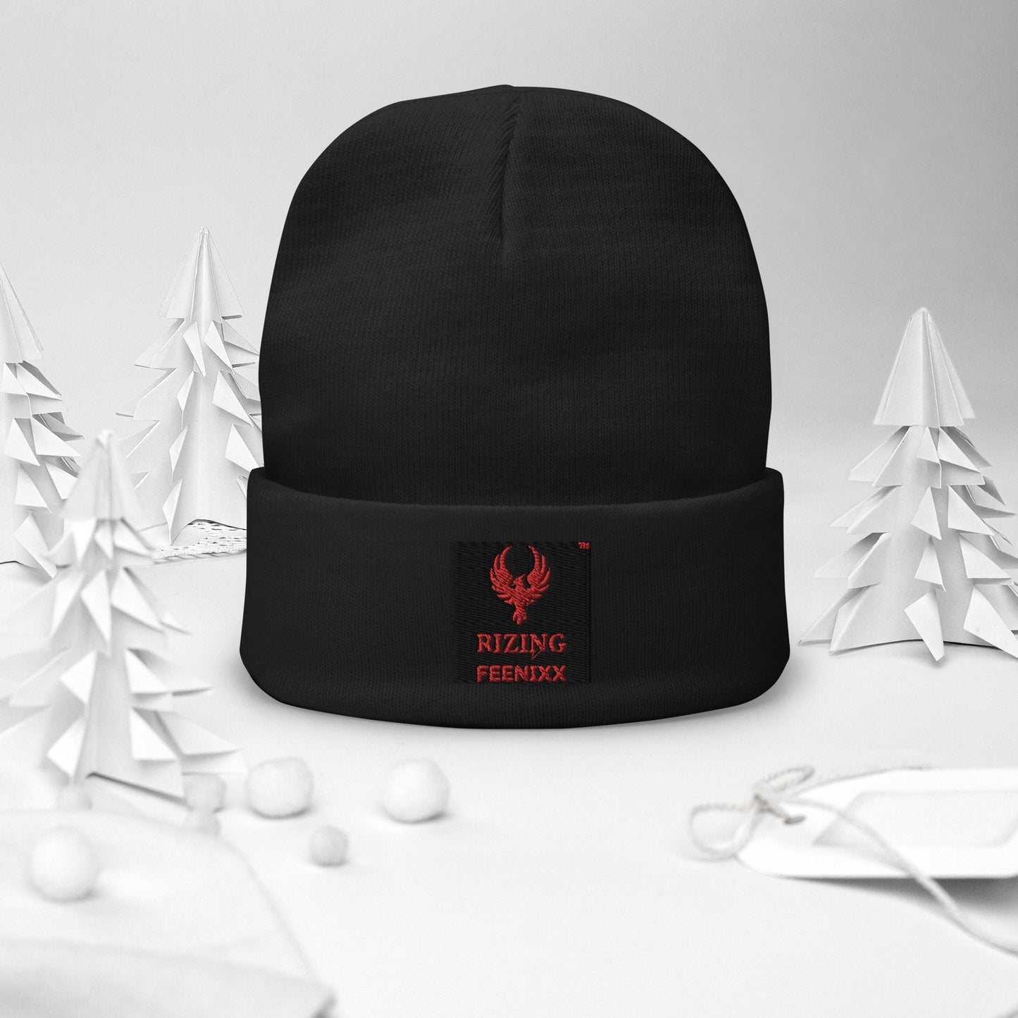 RIZING FEENIXX™ EMBROIDERED BEANIE