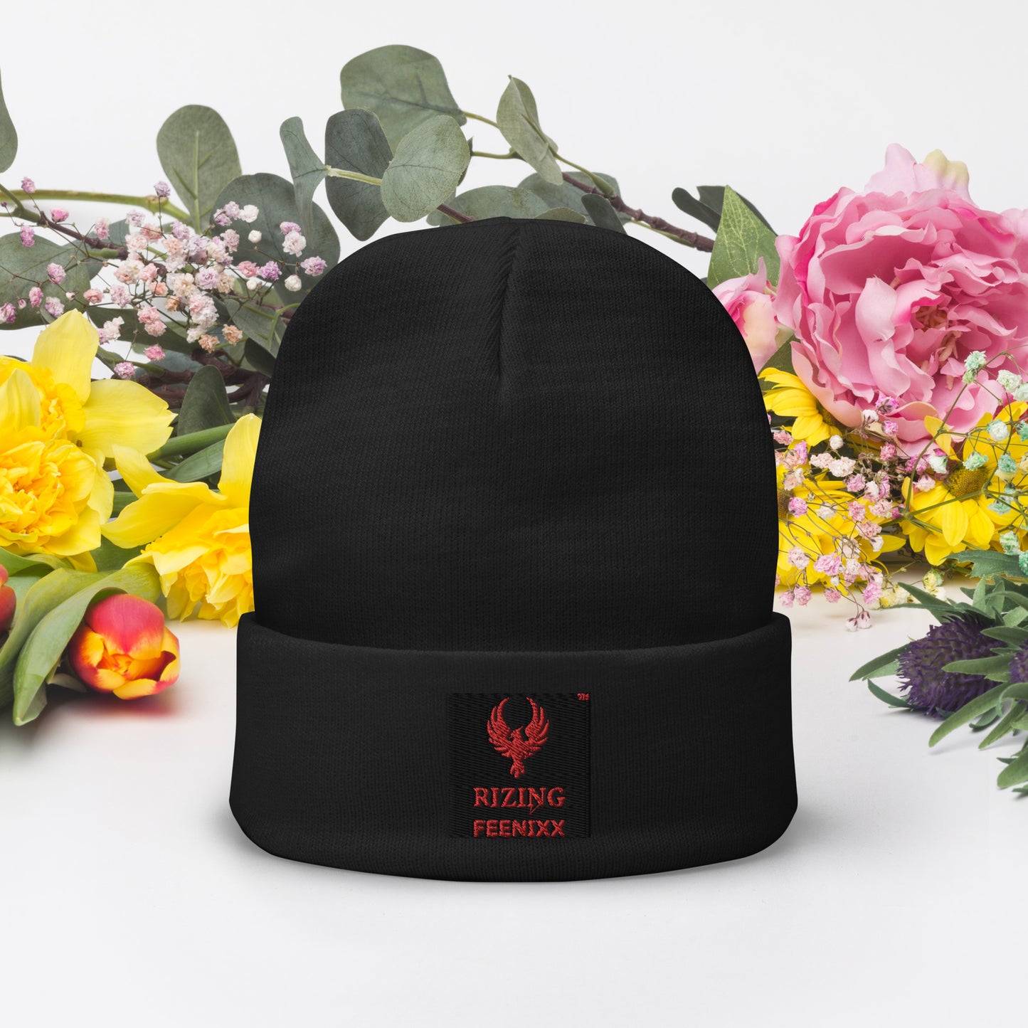 RIZING FEENIXX™ EMBROIDERED BEANIE