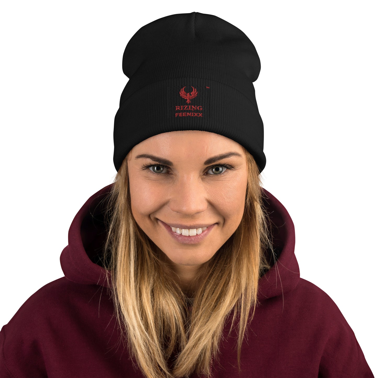 RIZING FEENIXX™ EMBROIDERED BEANIE