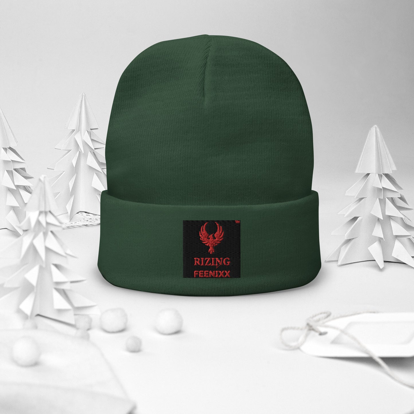 RIZING FEENIXX™ EMBROIDERED BEANIE