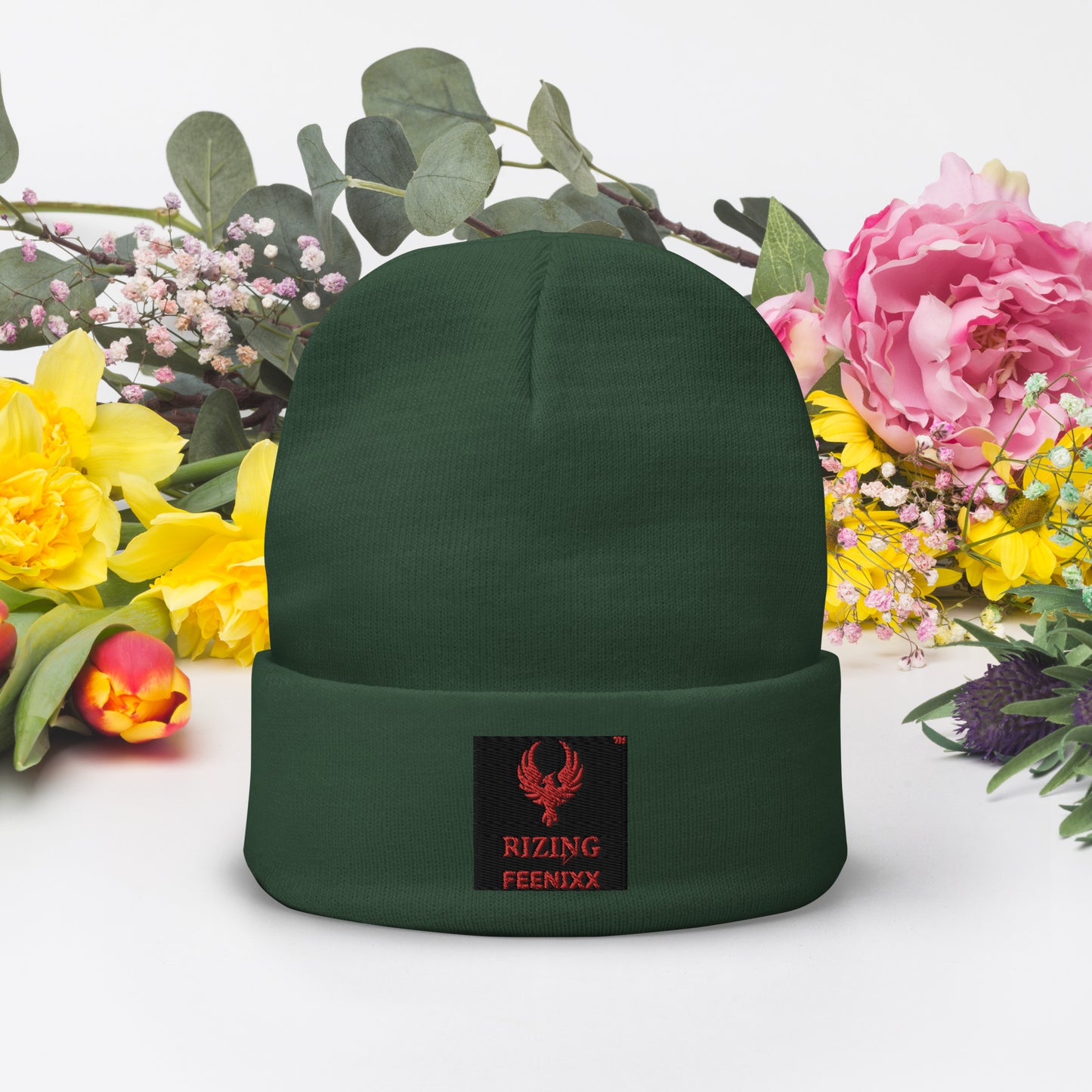 RIZING FEENIXX™ EMBROIDERED BEANIE