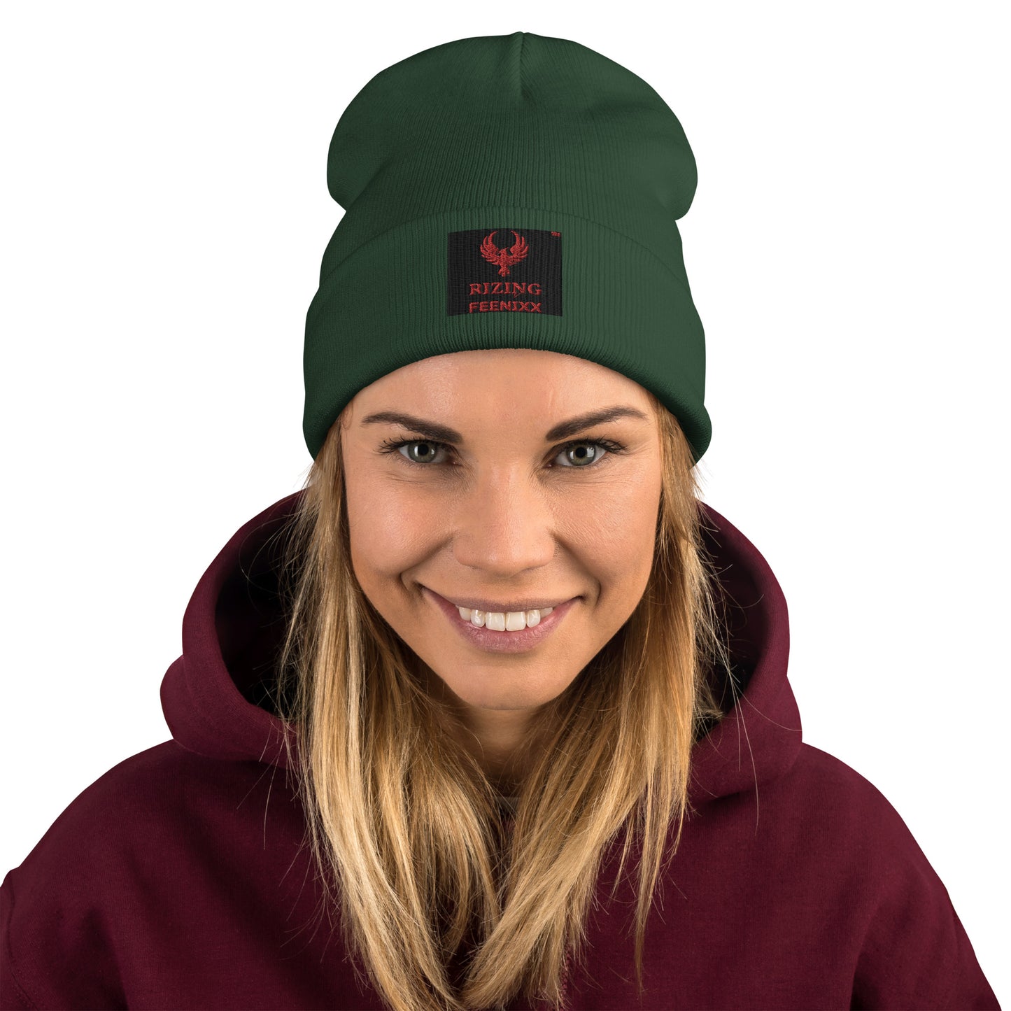 RIZING FEENIXX™ EMBROIDERED BEANIE