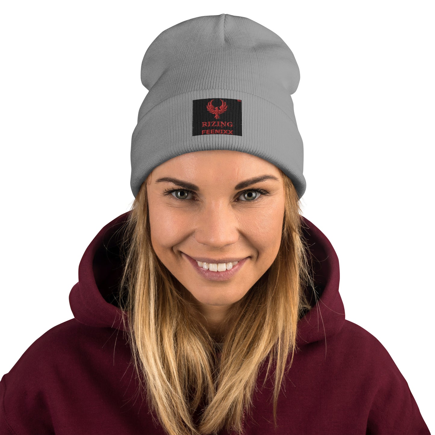 RIZING FEENIXX™ EMBROIDERED BEANIE