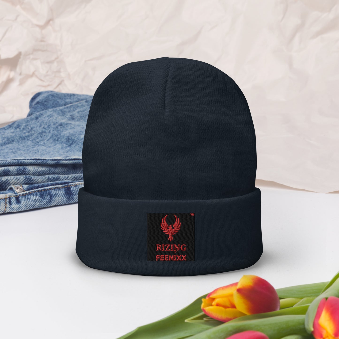 RIZING FEENIXX™ EMBROIDERED BEANIE