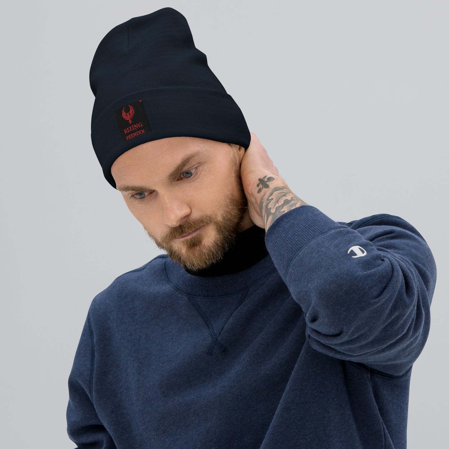 RIZING FEENIXX™ EMBROIDERED BEANIE