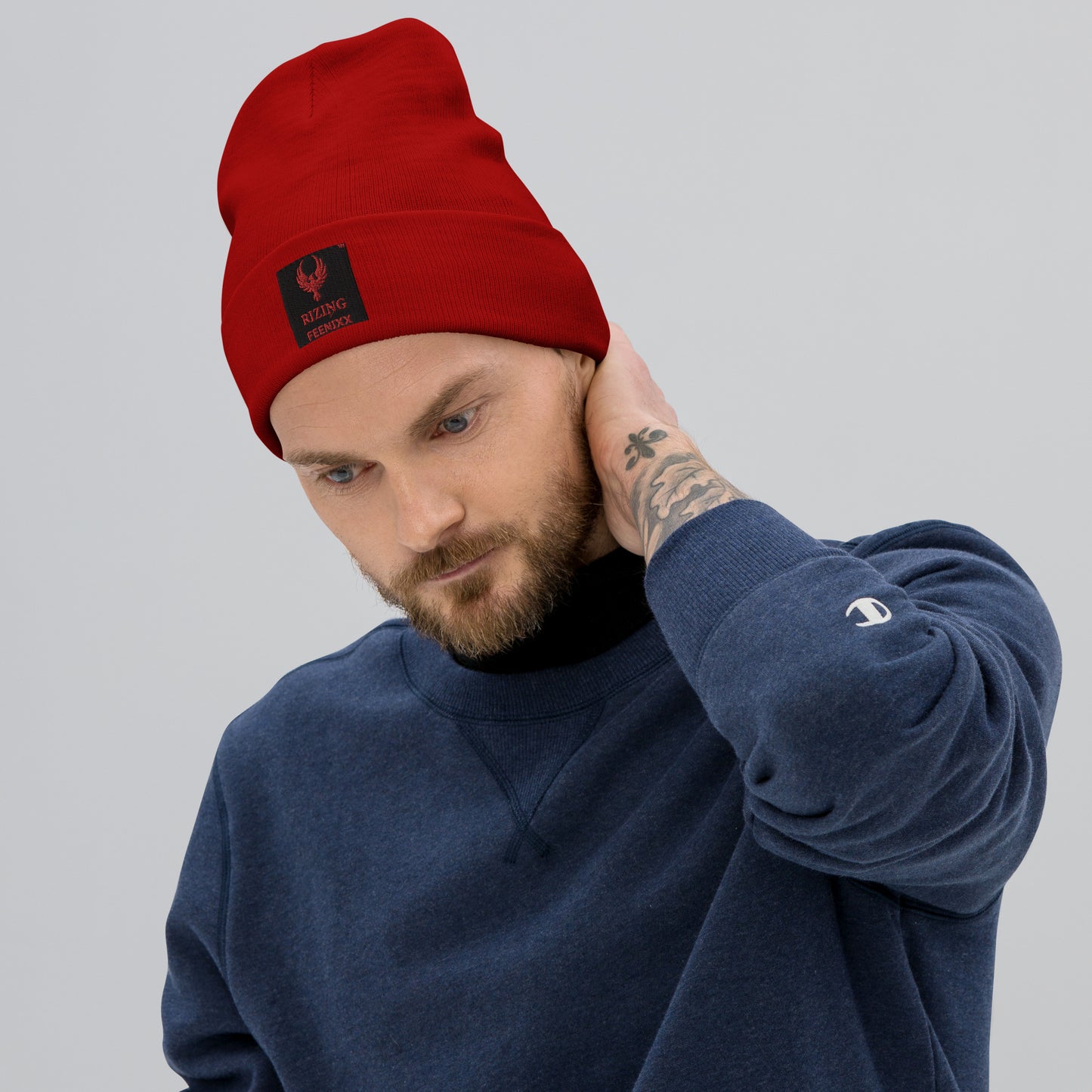 RIZING FEENIXX™ EMBROIDERED BEANIE