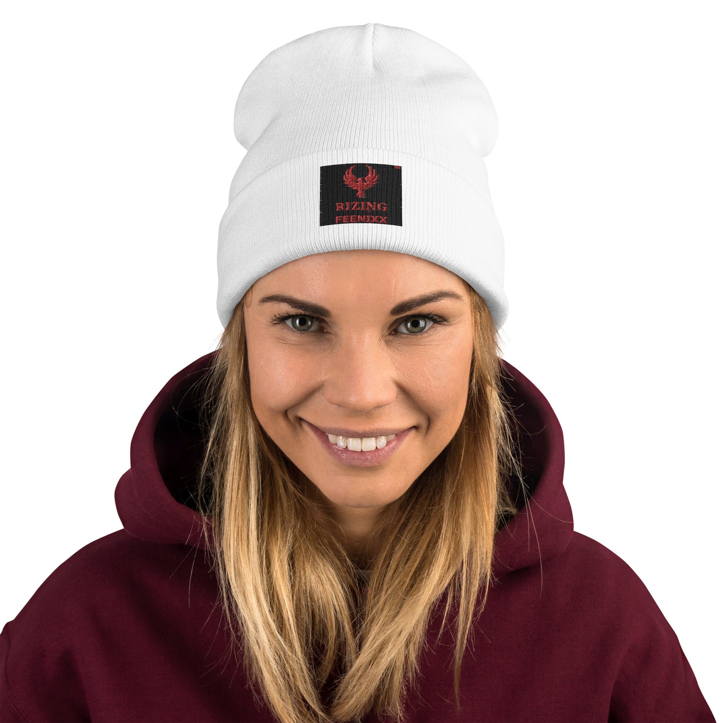 RIZING FEENIXX™ EMBROIDERED BEANIE