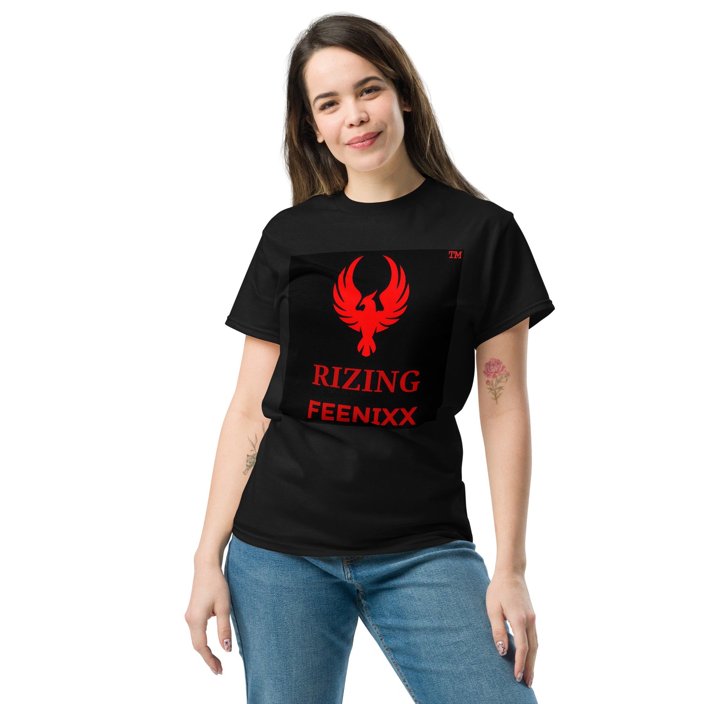 RIZING FEENIXX™ PREMIUM T-SHIRT PRINTED DESIGN IN MULTIPLE COLORS