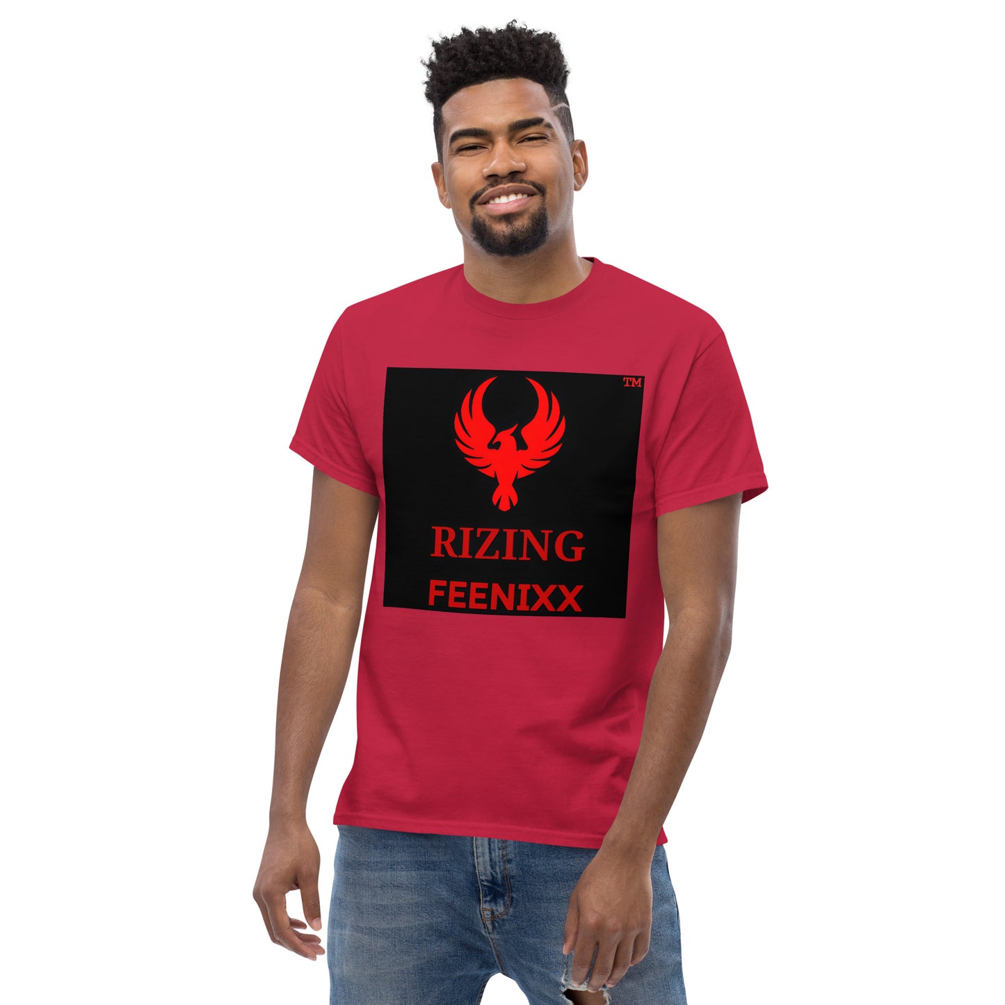 RIZING FEENIXX™ PREMIUM T-SHIRT PRINTED DESIGN IN MULTIPLE COLORS