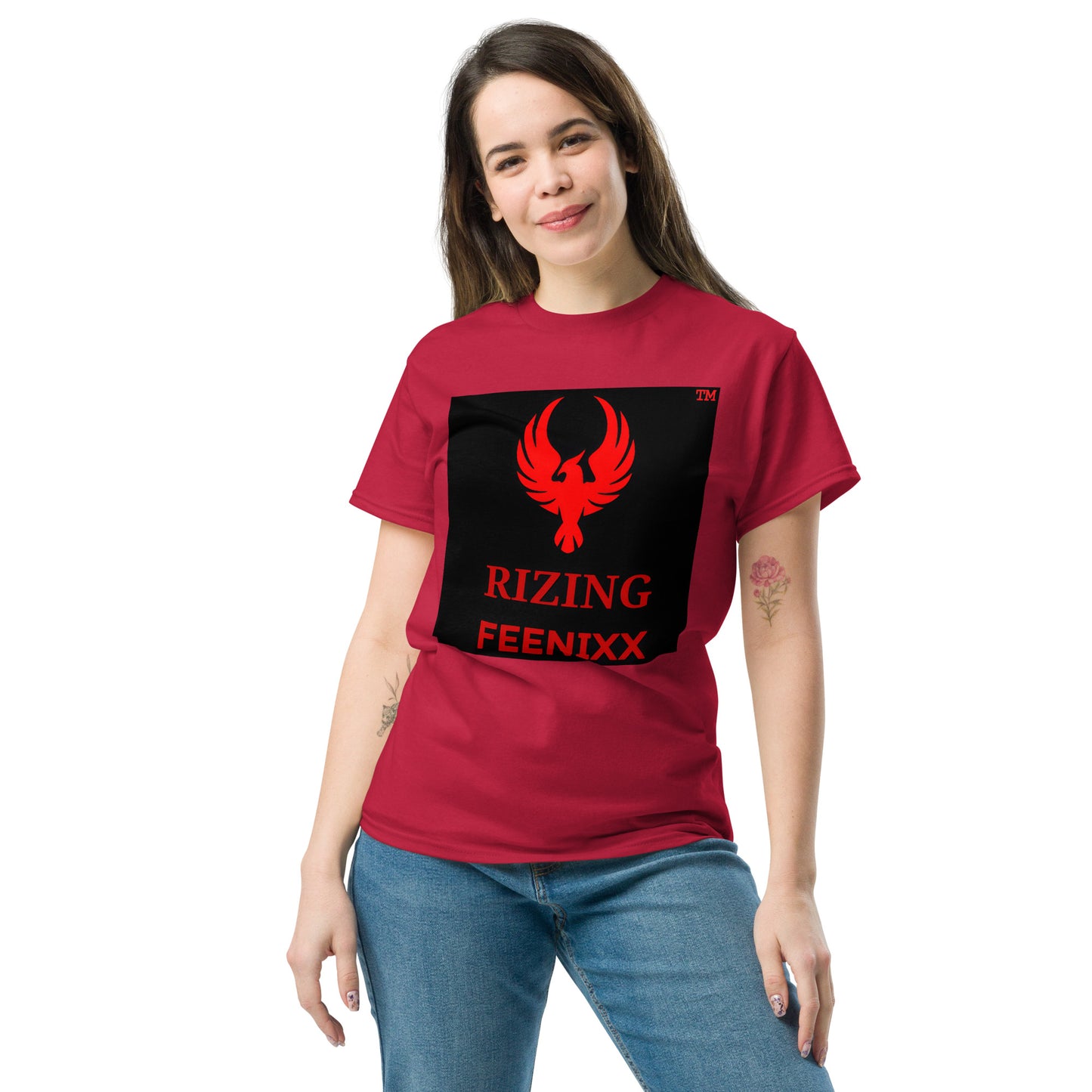 RIZING FEENIXX™ PREMIUM T-SHIRT PRINTED DESIGN IN MULTIPLE COLORS