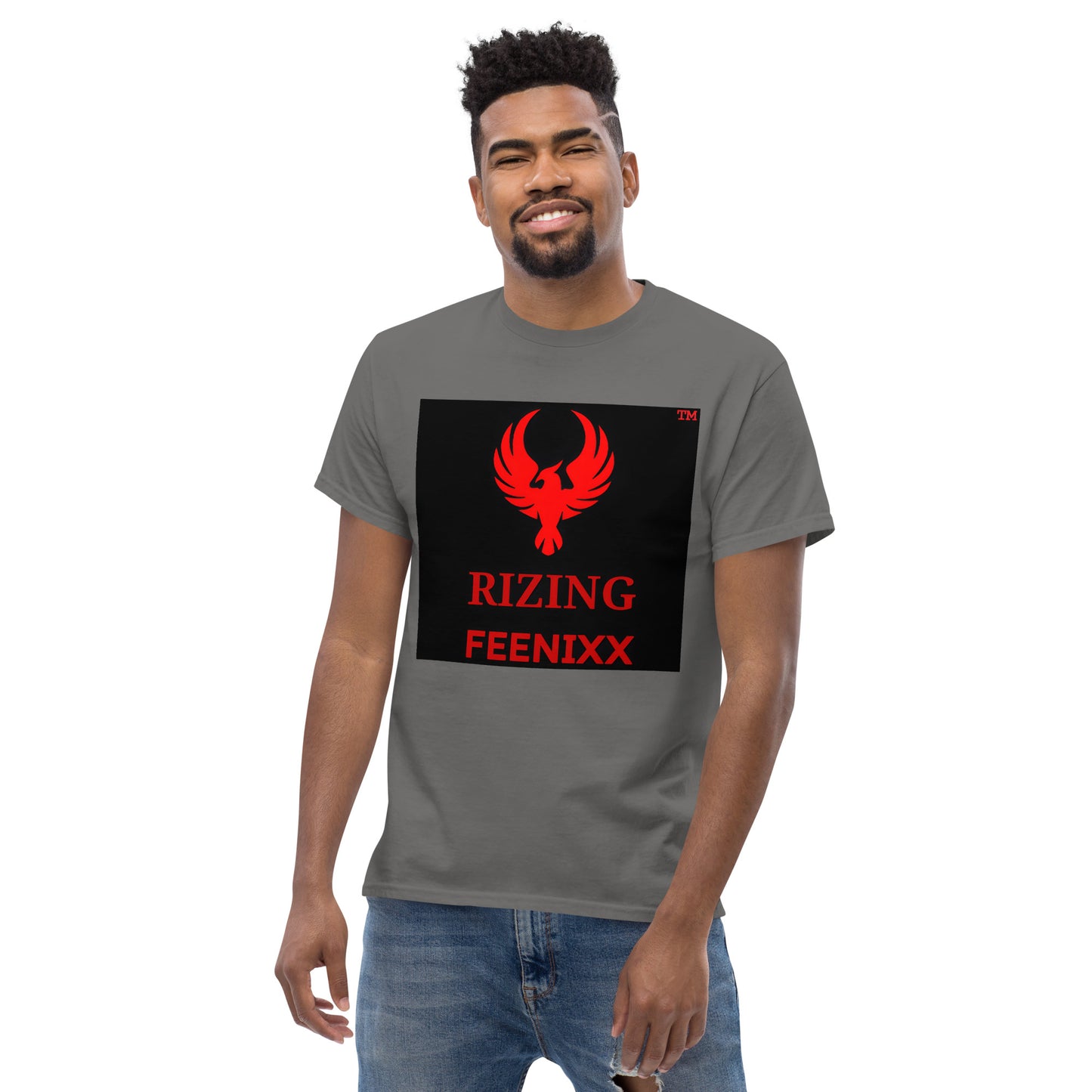 RIZING FEENIXX™ PREMIUM T-SHIRT PRINTED DESIGN IN MULTIPLE COLORS