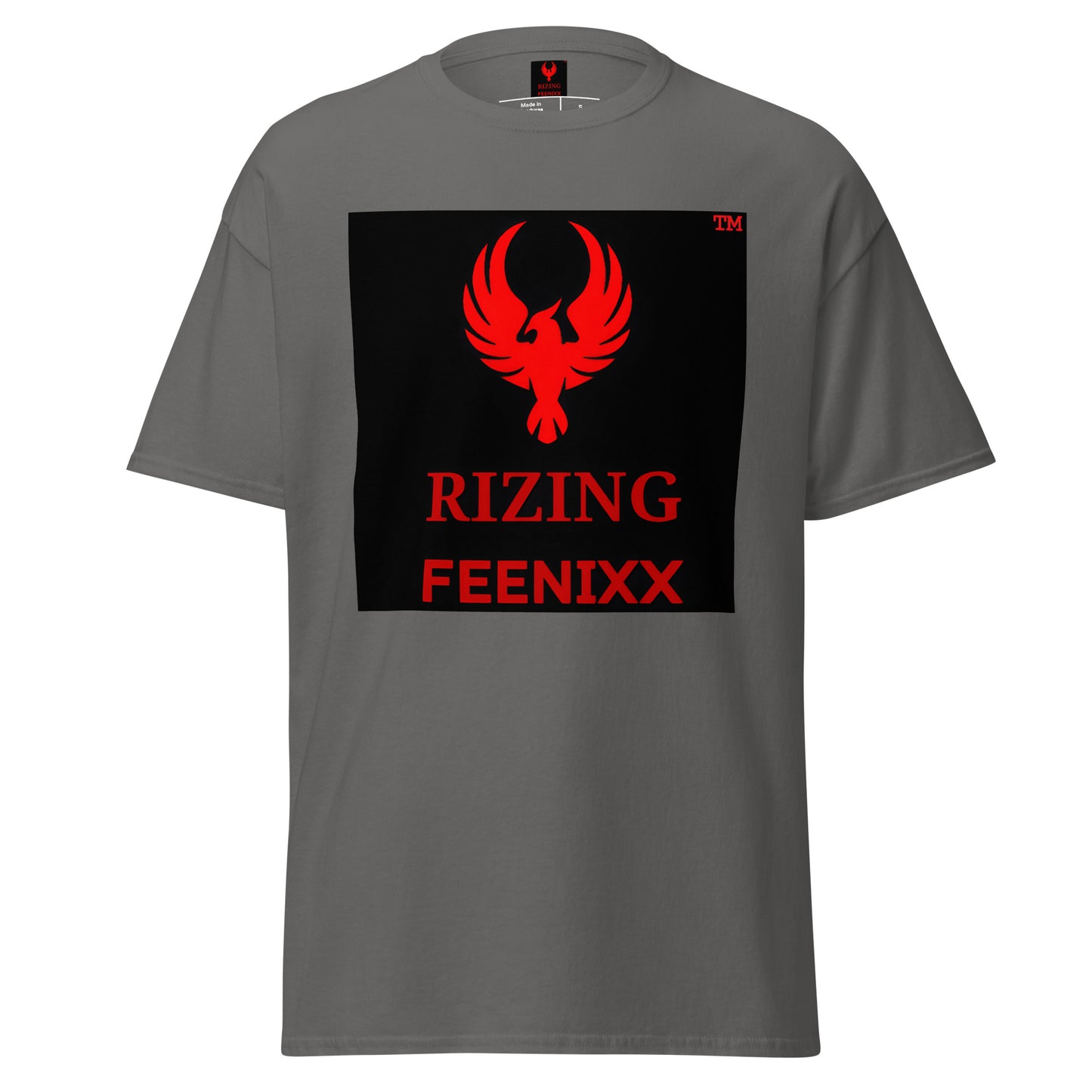 RIZING FEENIXX™ PREMIUM T-SHIRT PRINTED DESIGN IN MULTIPLE COLORS