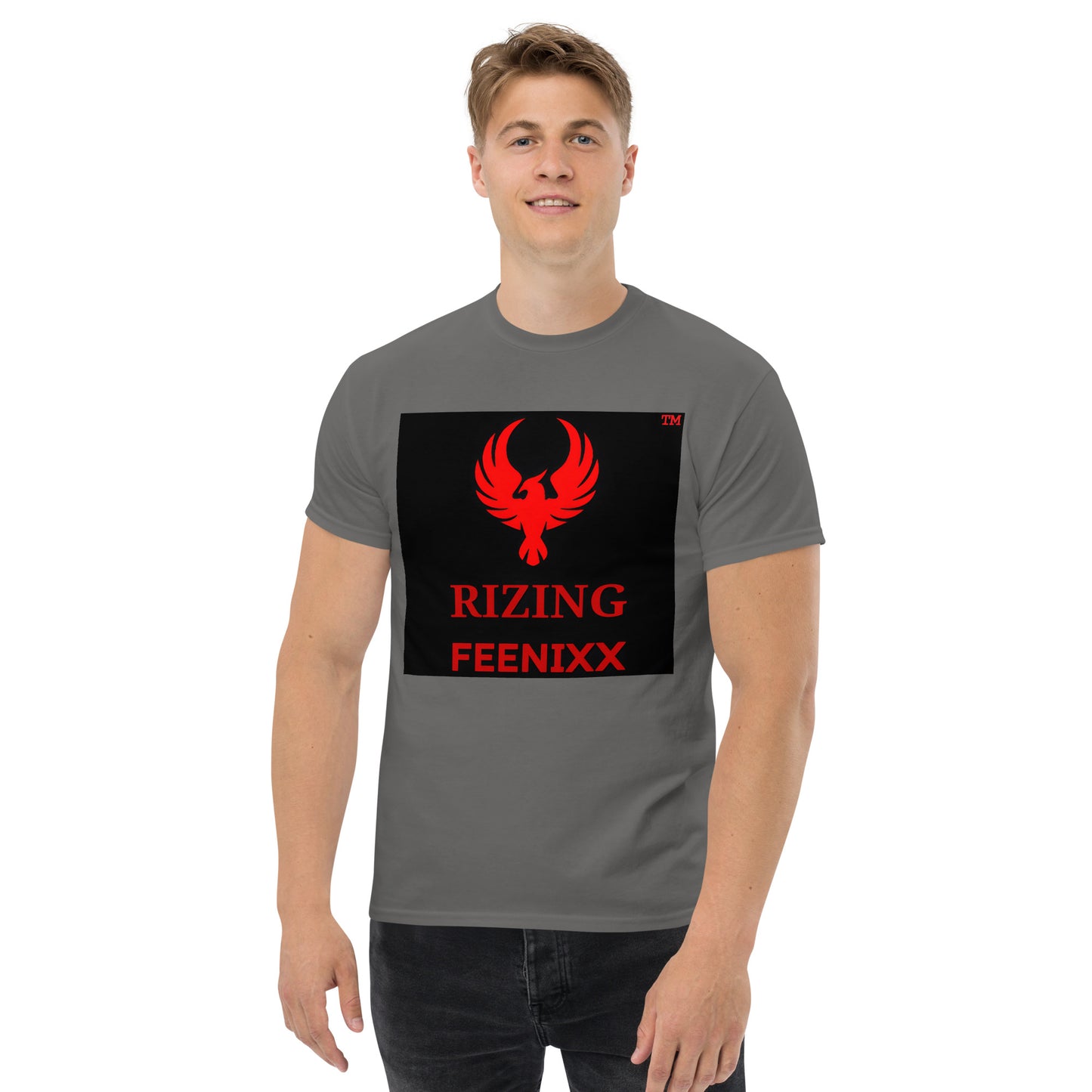 RIZING FEENIXX™ PREMIUM T-SHIRT PRINTED DESIGN IN MULTIPLE COLORS