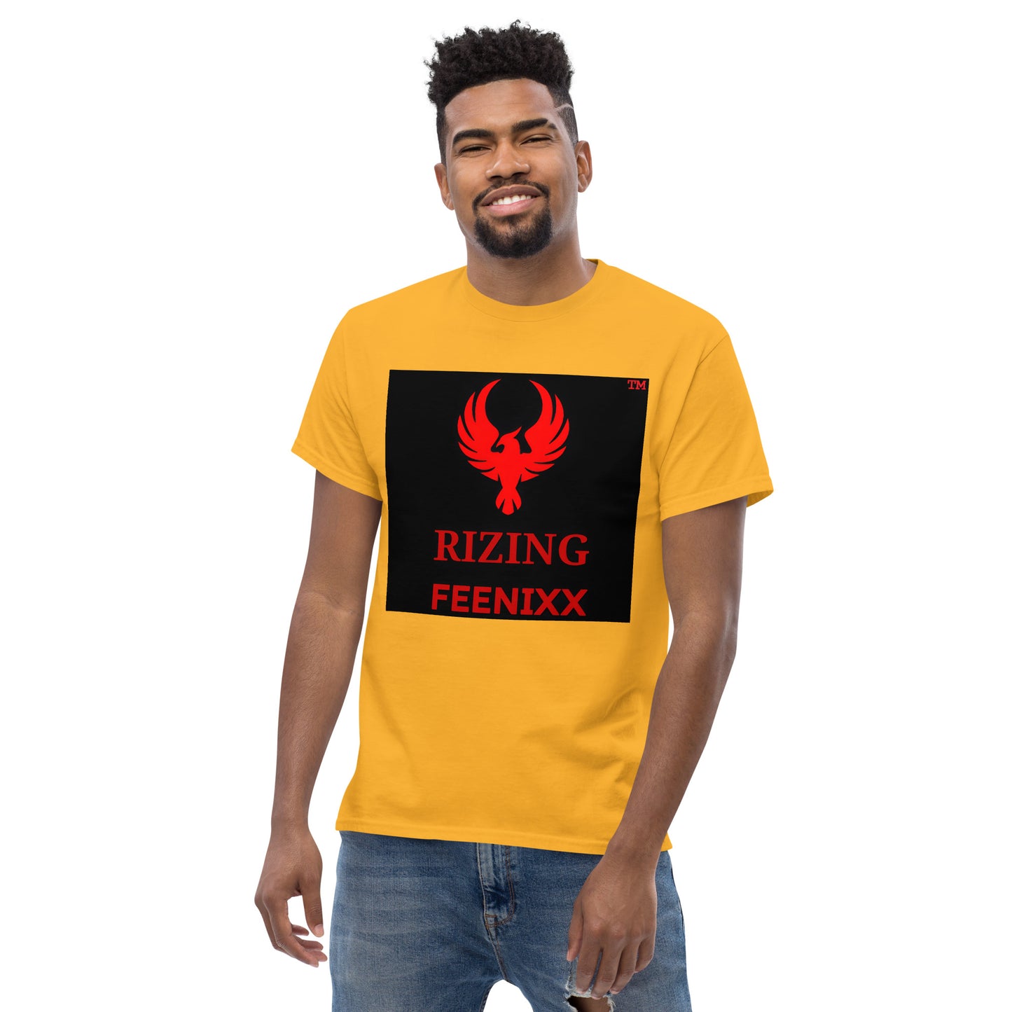 RIZING FEENIXX™ PREMIUM T-SHIRT PRINTED DESIGN IN MULTIPLE COLORS