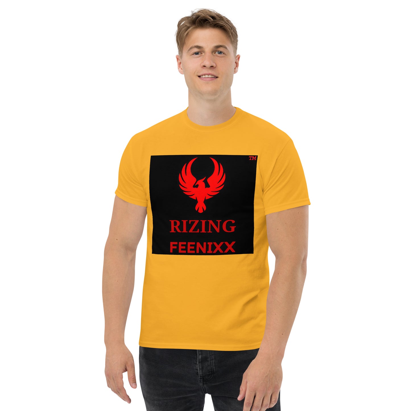 RIZING FEENIXX™ PREMIUM T-SHIRT PRINTED DESIGN IN MULTIPLE COLORS