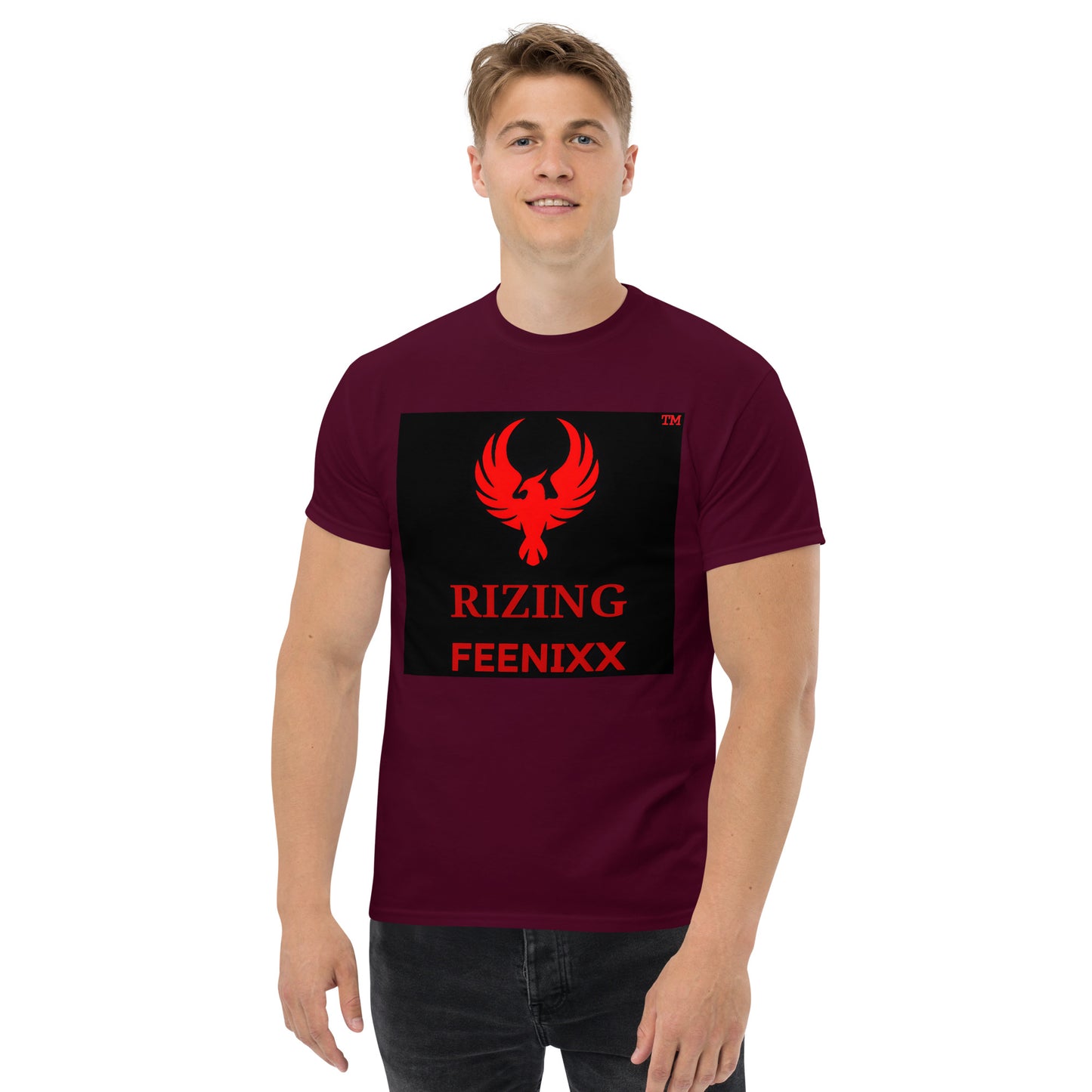 RIZING FEENIXX™ PREMIUM T-SHIRT PRINTED DESIGN IN MULTIPLE COLORS