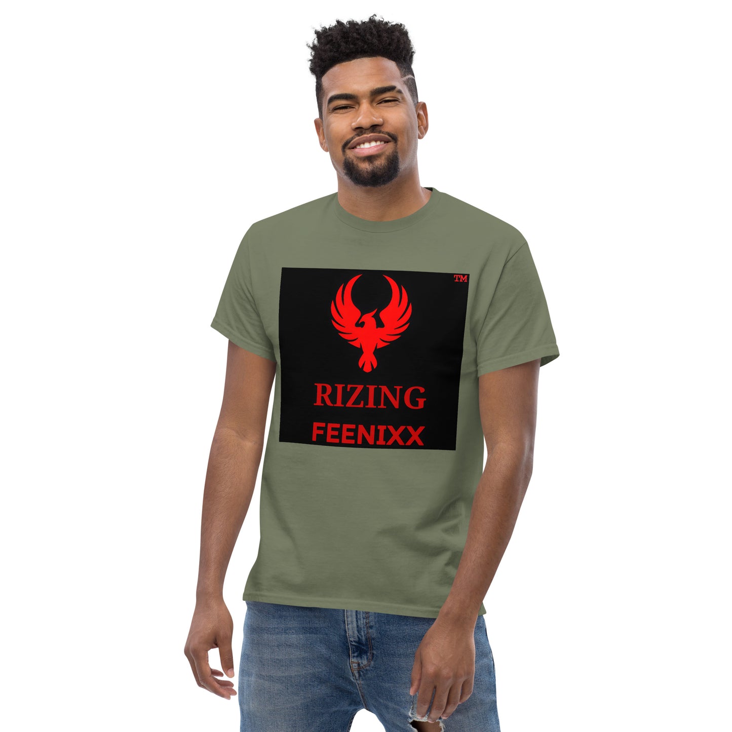 RIZING FEENIXX™ PREMIUM T-SHIRT PRINTED DESIGN IN MULTIPLE COLORS