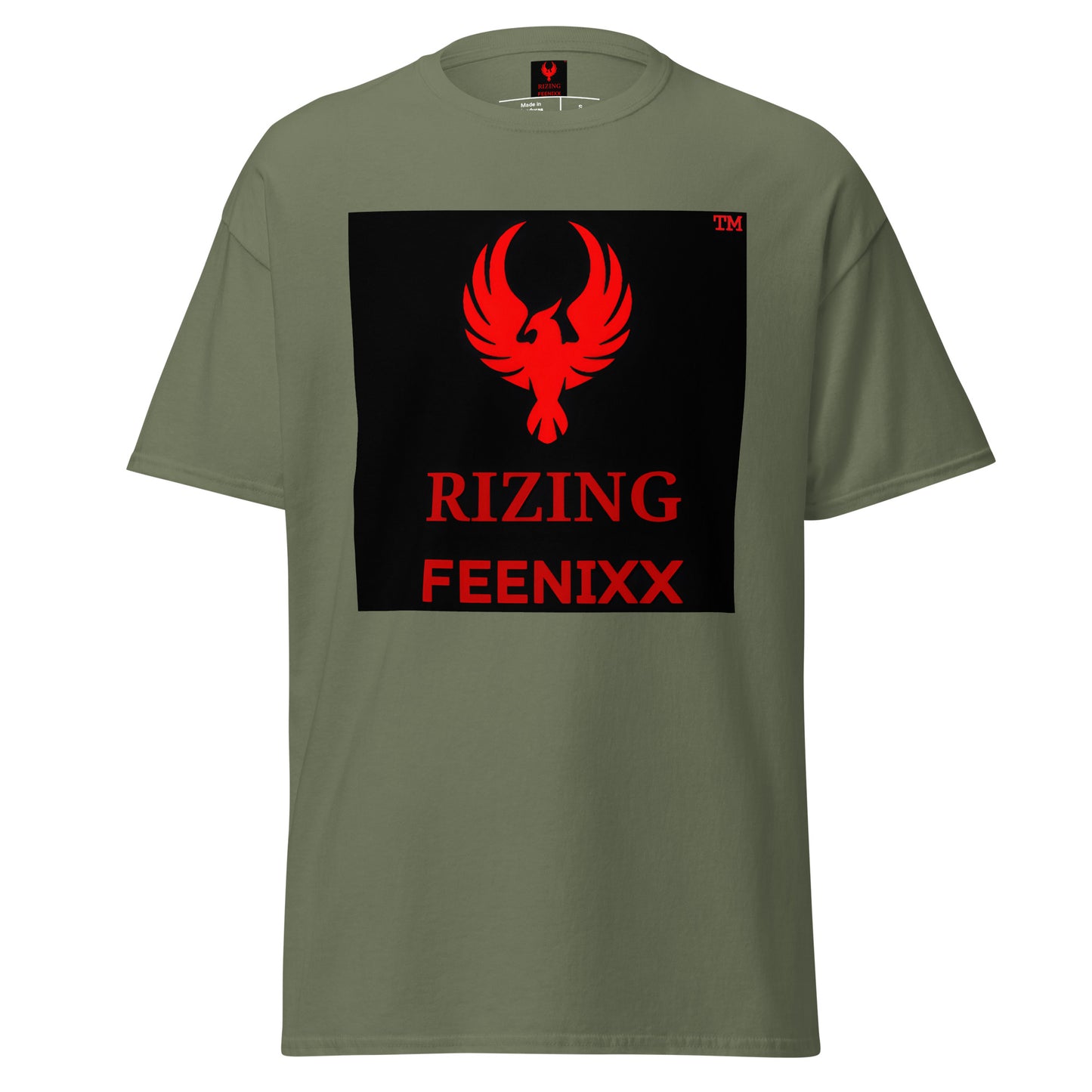 RIZING FEENIXX™ PREMIUM T-SHIRT PRINTED DESIGN IN MULTIPLE COLORS