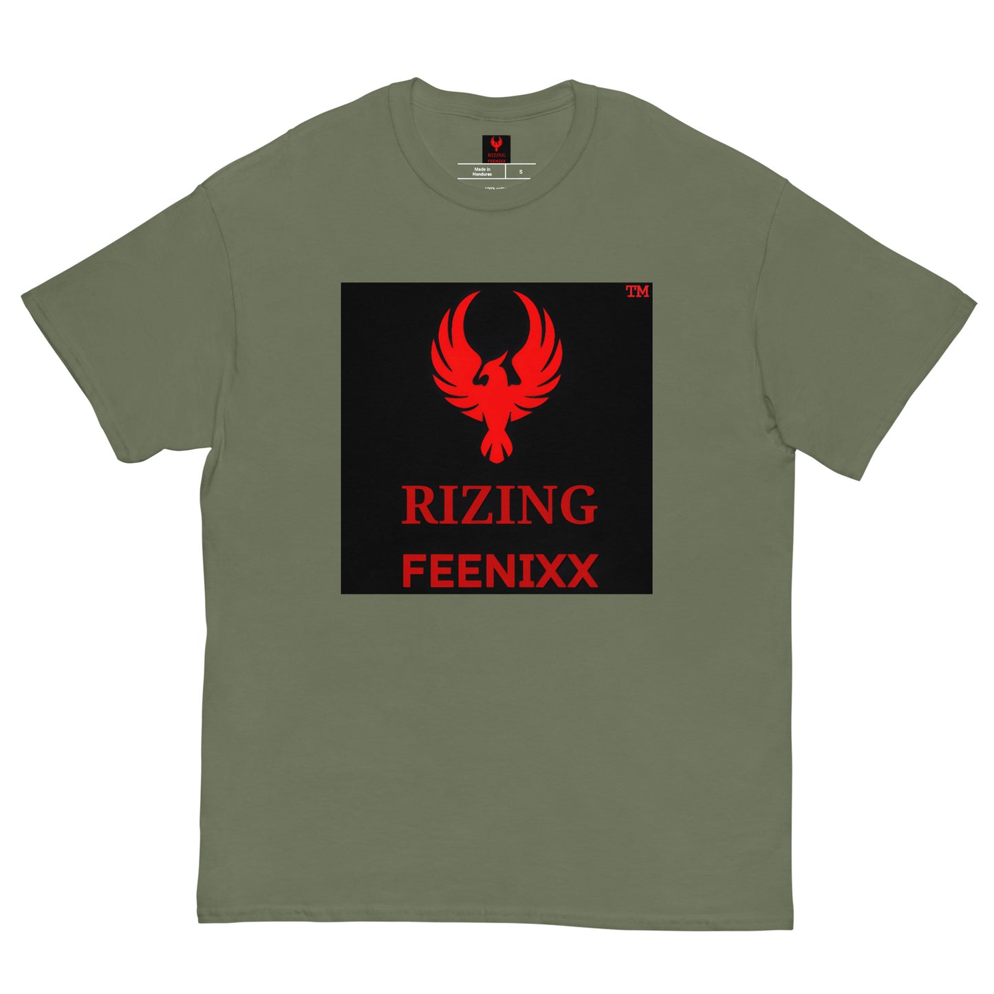 RIZING FEENIXX™ PREMIUM T-SHIRT PRINTED DESIGN IN MULTIPLE COLORS