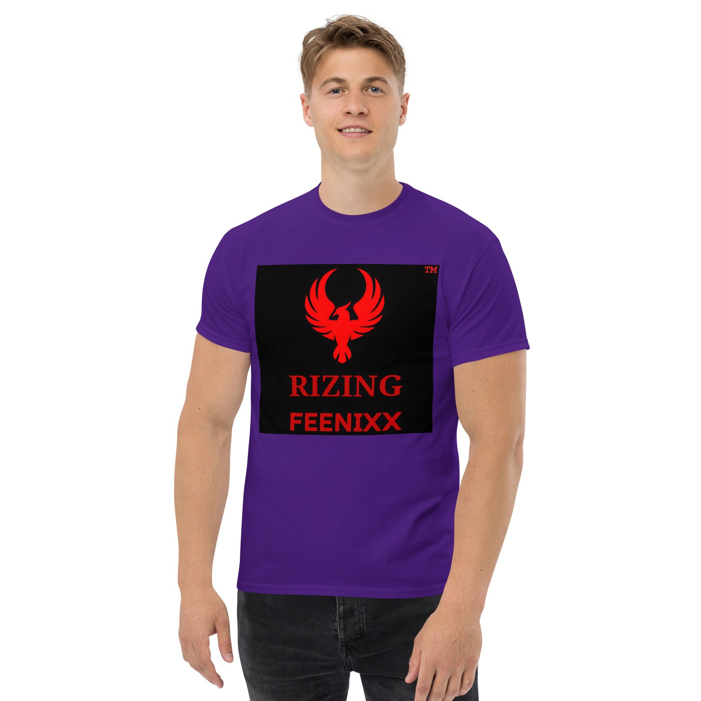 RIZING FEENIXX™ PREMIUM T-SHIRT PRINTED DESIGN IN MULTIPLE COLORS