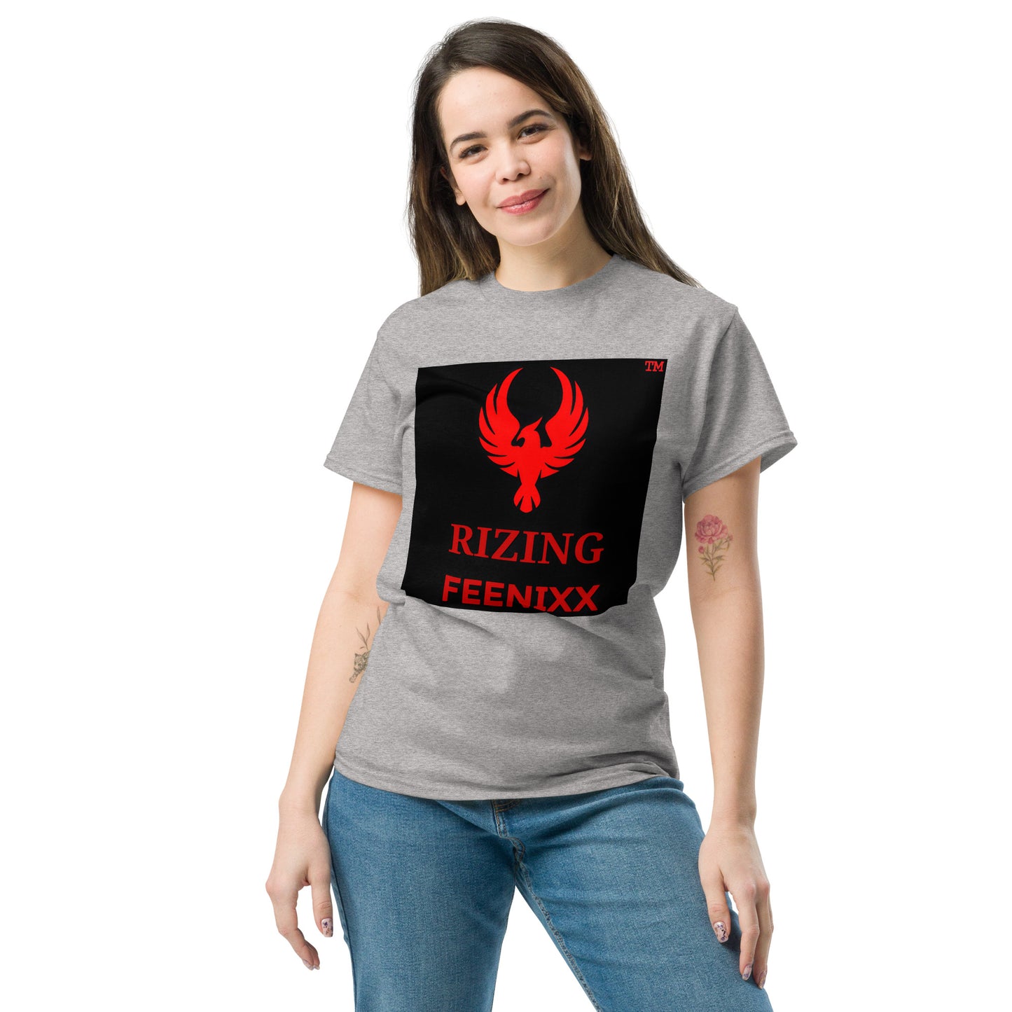 RIZING FEENIXX™ PREMIUM T-SHIRT PRINTED DESIGN IN MULTIPLE COLORS