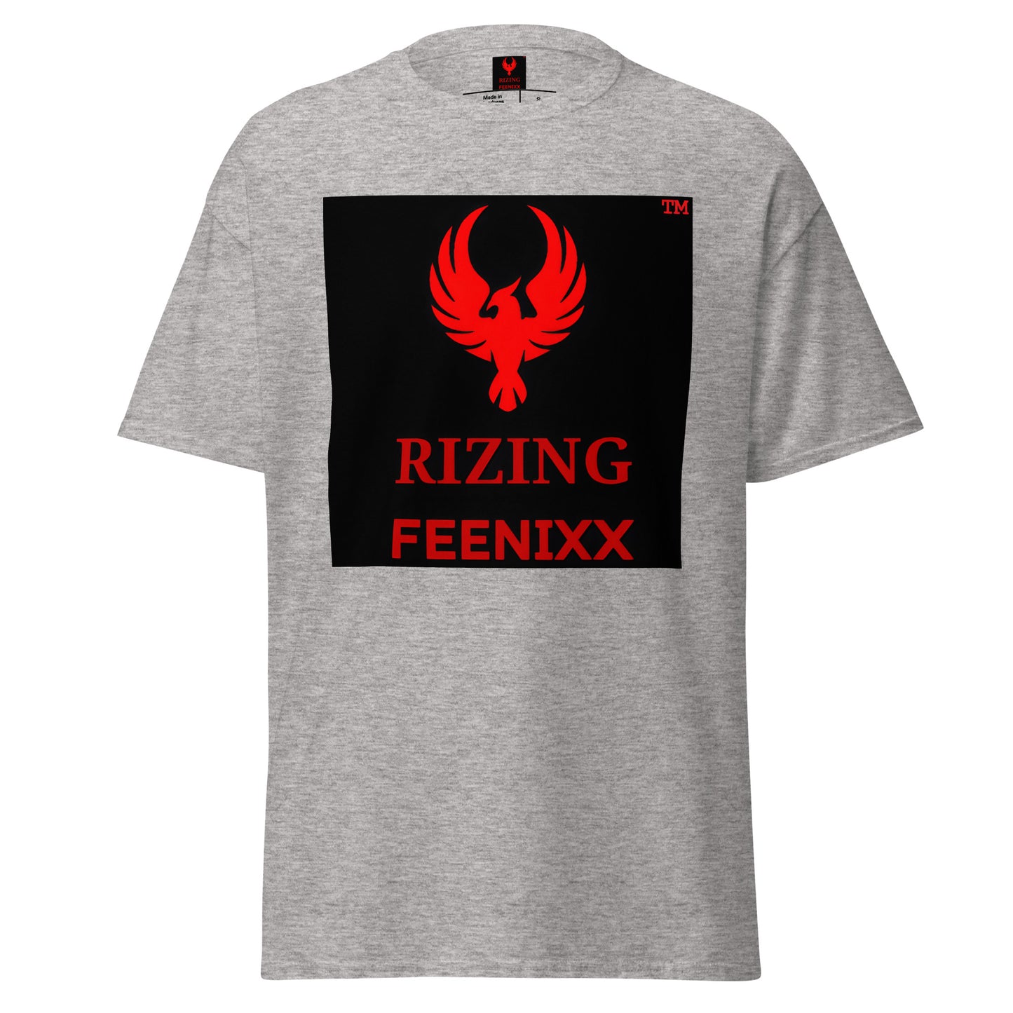 RIZING FEENIXX™ PREMIUM T-SHIRT PRINTED DESIGN IN MULTIPLE COLORS