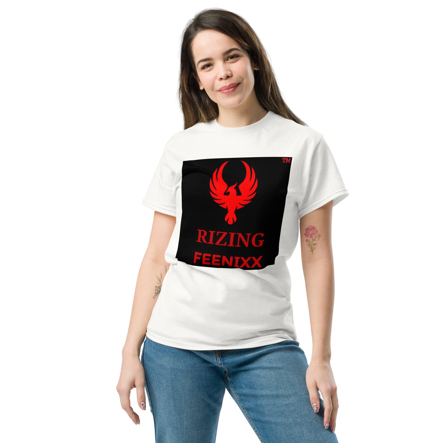 RIZING FEENIXX™ PREMIUM T-SHIRT PRINTED DESIGN IN MULTIPLE COLORS