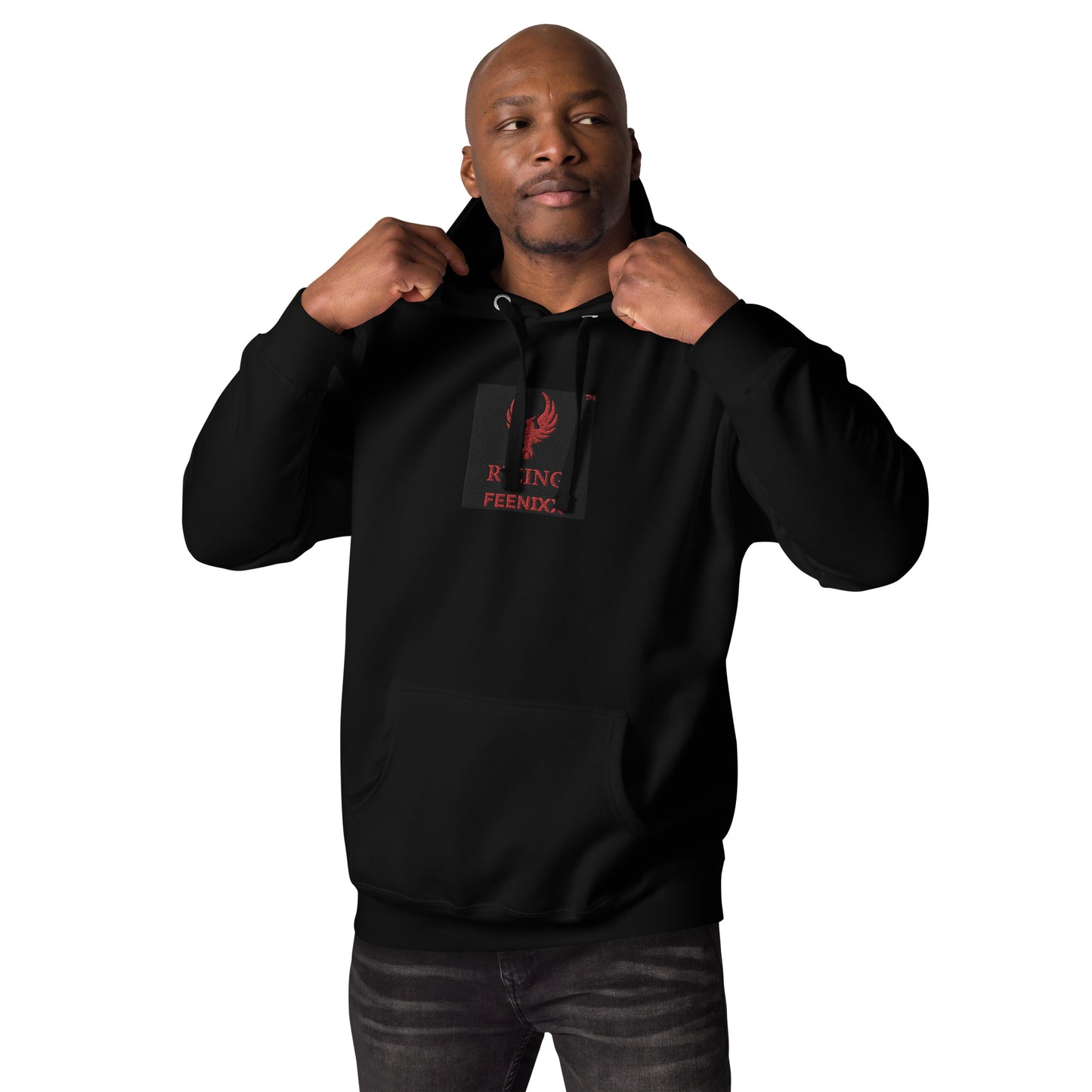 RIZING FEENIXX™ PREMIUM HOODIE EMBROIDERED DESIGN IN MULTIPLE COLORS