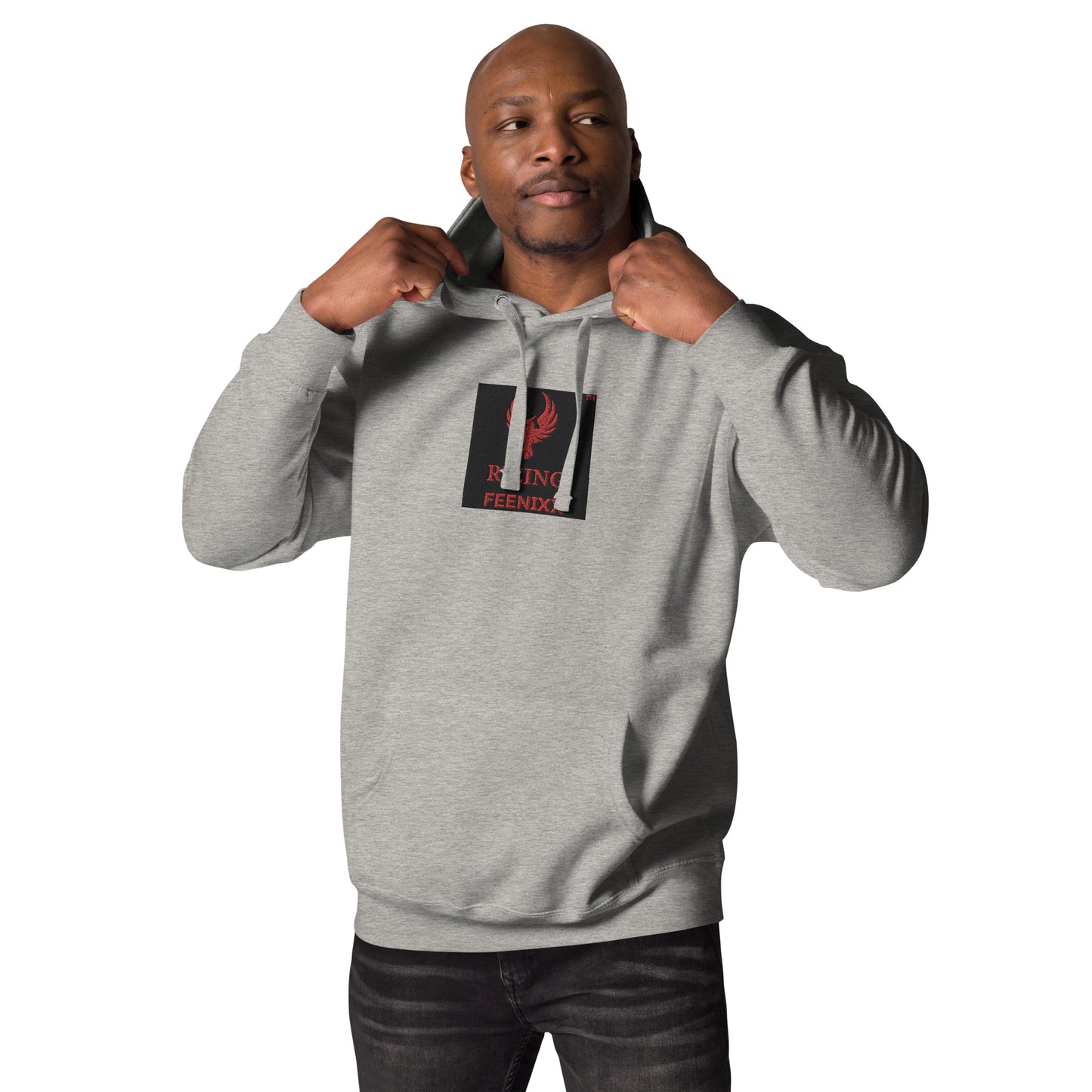 RIZING FEENIXX™ PREMIUM HOODIE EMBROIDERED DESIGN IN MULTIPLE COLORS