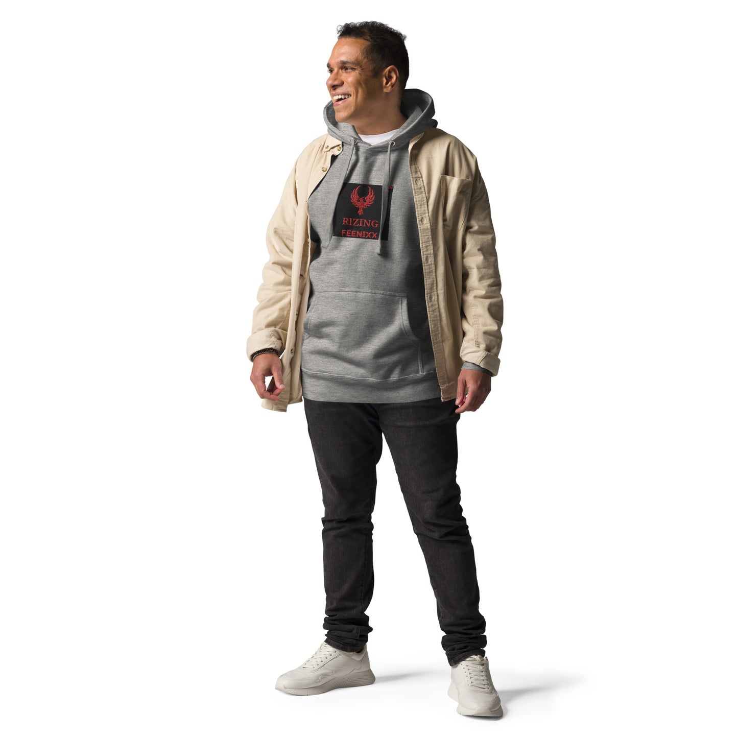 RIZING FEENIXX™ PREMIUM HOODIE EMBROIDERED DESIGN IN MULTIPLE COLORS