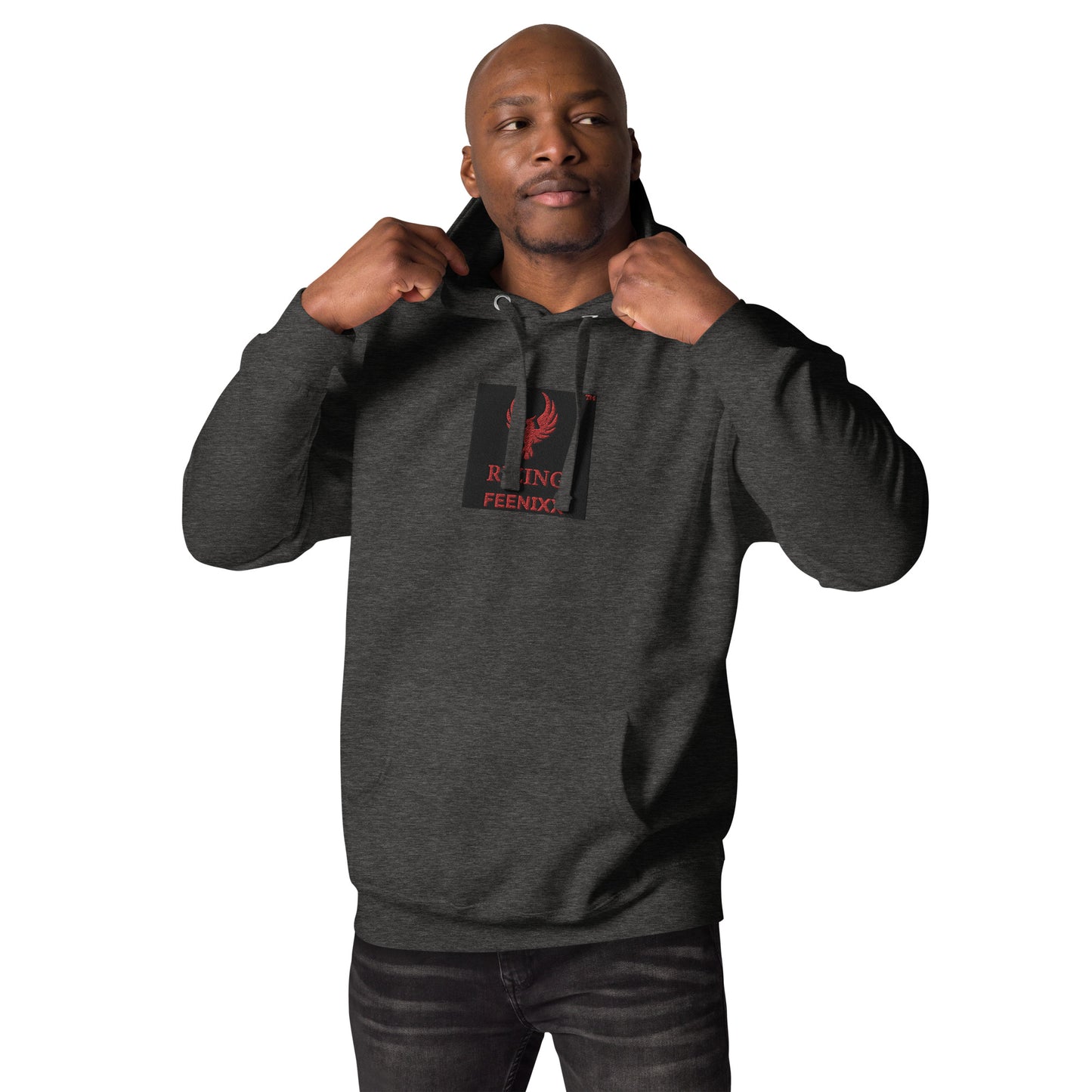 RIZING FEENIXX™ PREMIUM HOODIE EMBROIDERED DESIGN IN MULTIPLE COLORS