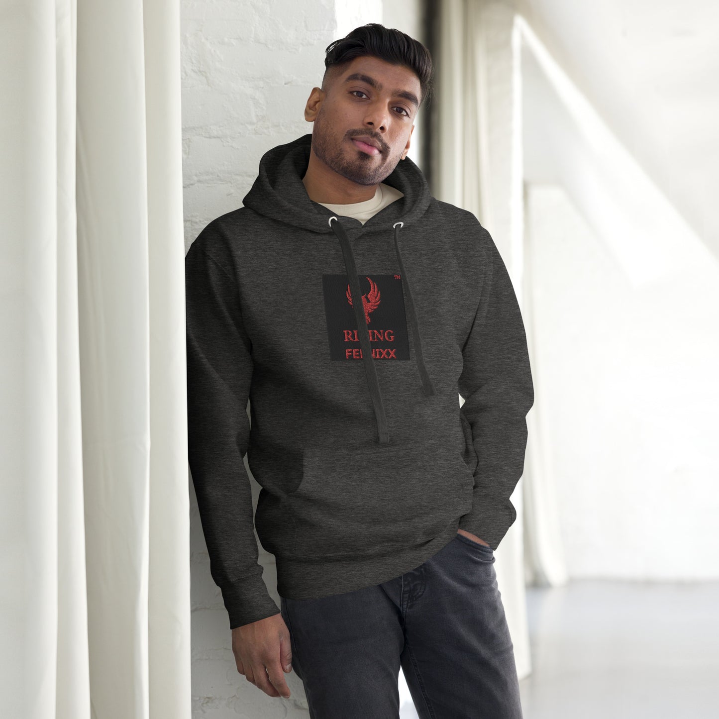 RIZING FEENIXX™ PREMIUM HOODIE EMBROIDERED DESIGN IN MULTIPLE COLORS