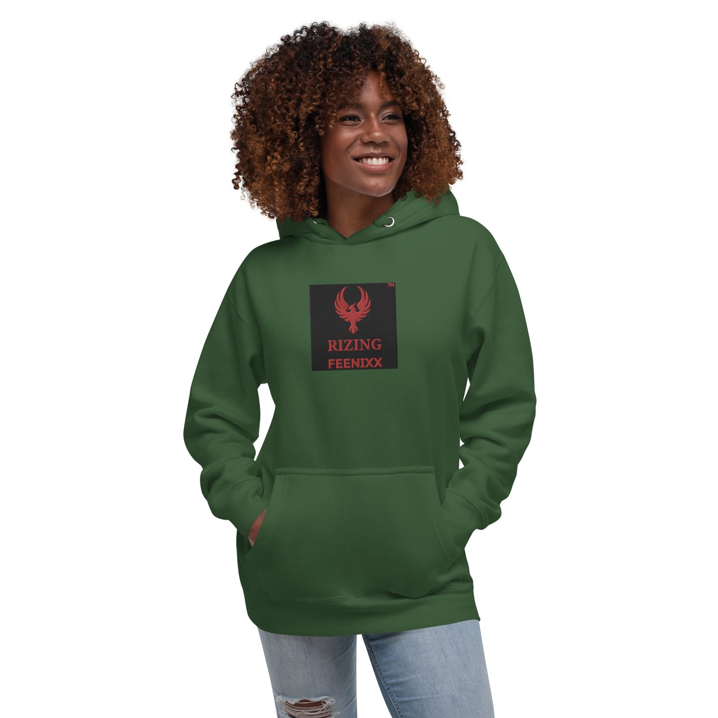 RIZING FEENIXX™ PREMIUM HOODIE EMBROIDERED DESIGN IN MULTIPLE COLORS