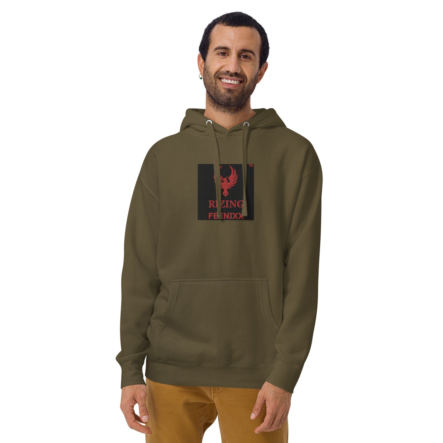 RIZING FEENIXX™ PREMIUM HOODIE EMBROIDERED DESIGN IN MULTIPLE COLORS