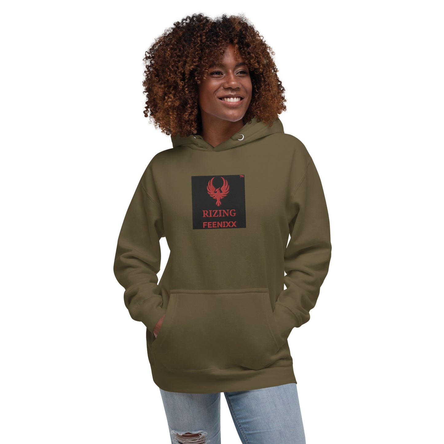 RIZING FEENIXX™ PREMIUM HOODIE EMBROIDERED DESIGN IN MULTIPLE COLORS