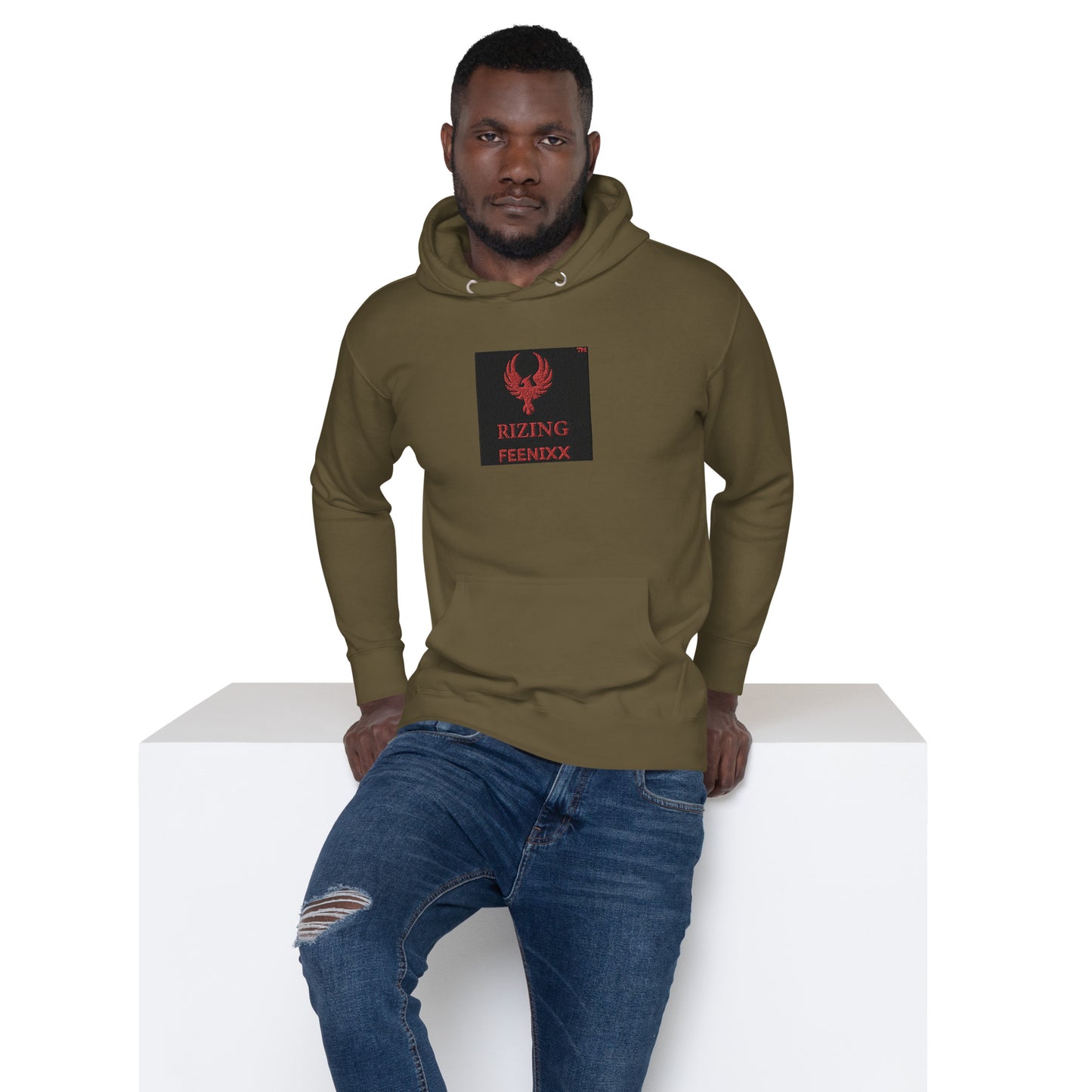 RIZING FEENIXX™ PREMIUM HOODIE EMBROIDERED DESIGN IN MULTIPLE COLORS