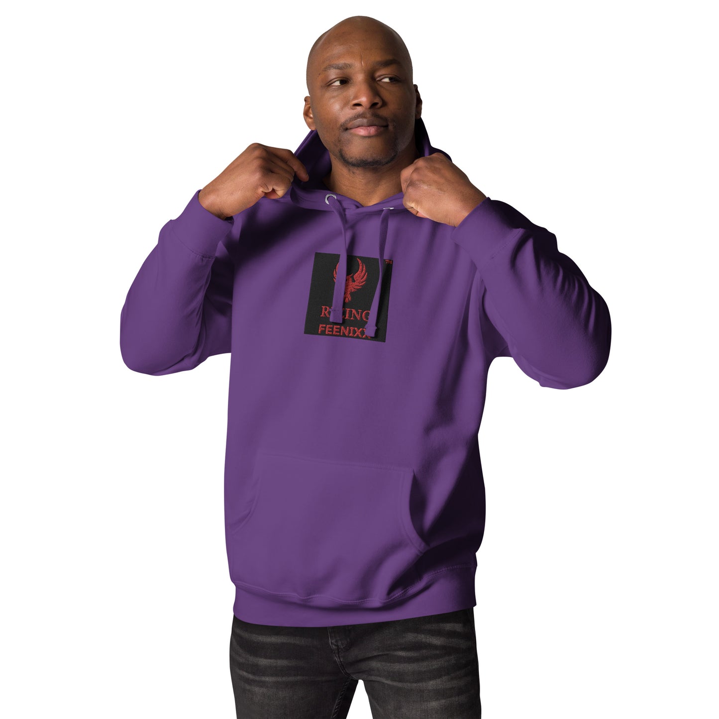 RIZING FEENIXX™ PREMIUM HOODIE EMBROIDERED DESIGN IN MULTIPLE COLORS