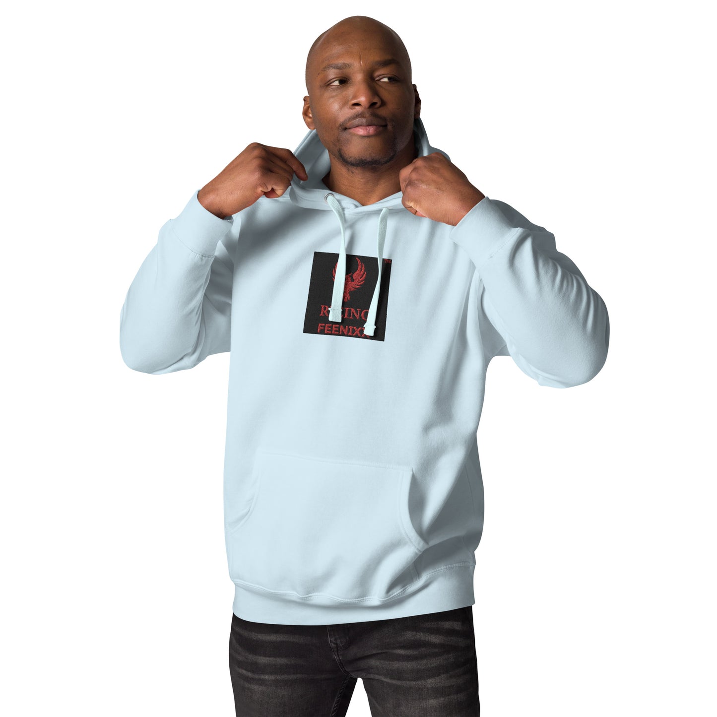 RIZING FEENIXX™ PREMIUM HOODIE EMBROIDERED DESIGN IN MULTIPLE COLORS