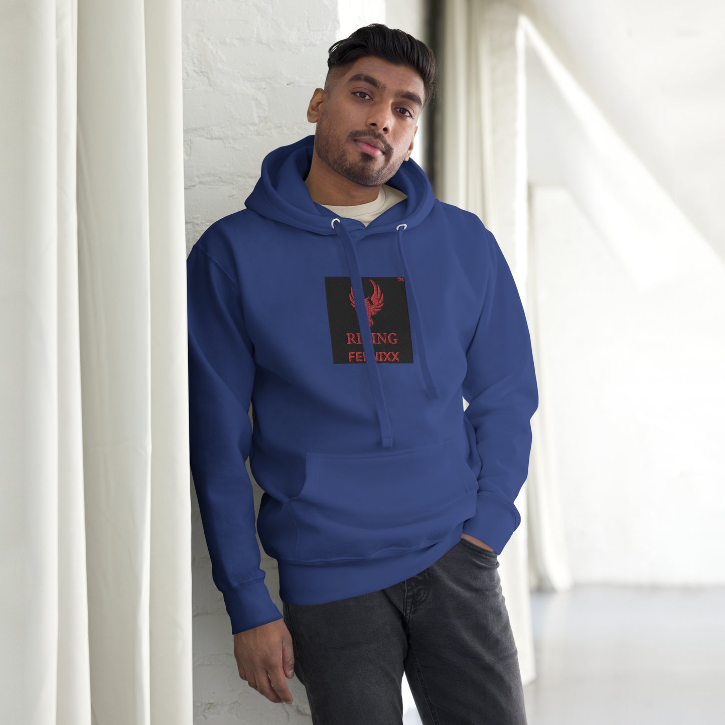 RIZING FEENIXX™ PREMIUM HOODIE EMBROIDERED DESIGN IN MULTIPLE COLORS