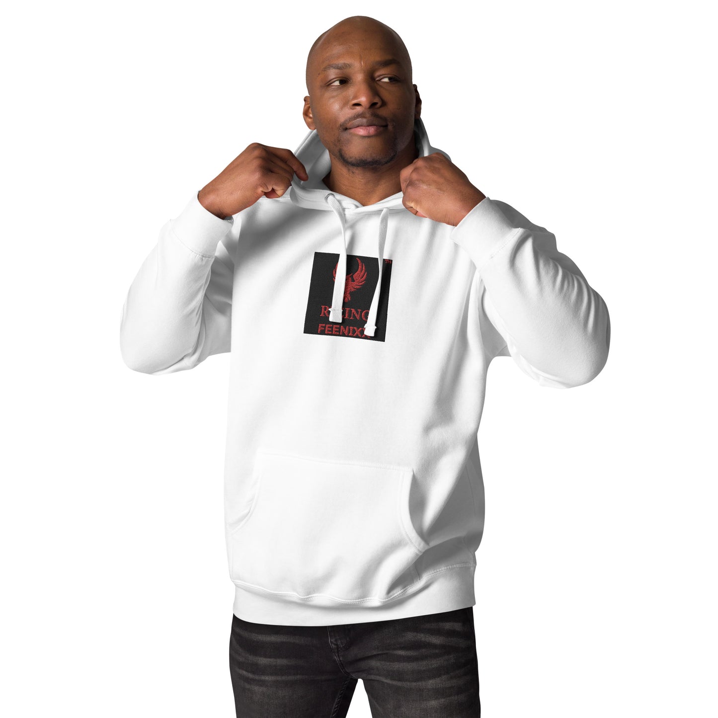 RIZING FEENIXX™ PREMIUM HOODIE EMBROIDERED DESIGN IN MULTIPLE COLORS